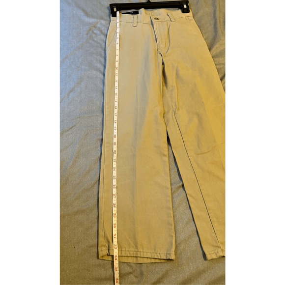 NWT Chaps Approved Schoolwear Flat Front Khaki Pants Regular 10 New - Picture 7 of 8
